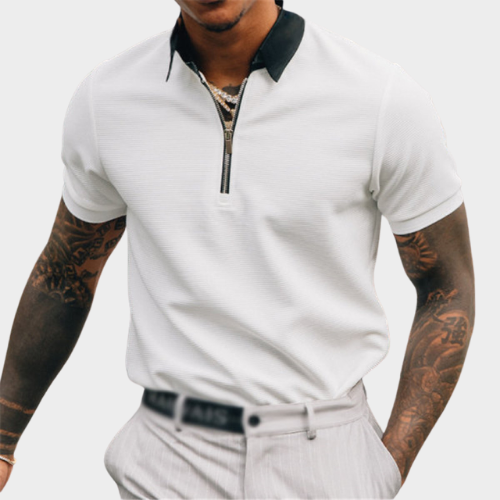 The Taverna Quarter-Zip Polo