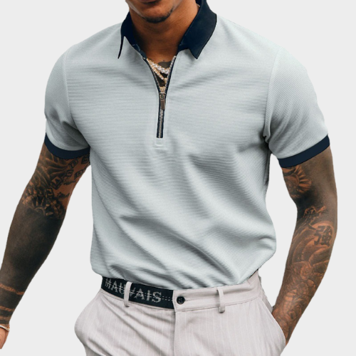 The Taverna Quarter-Zip Polo
