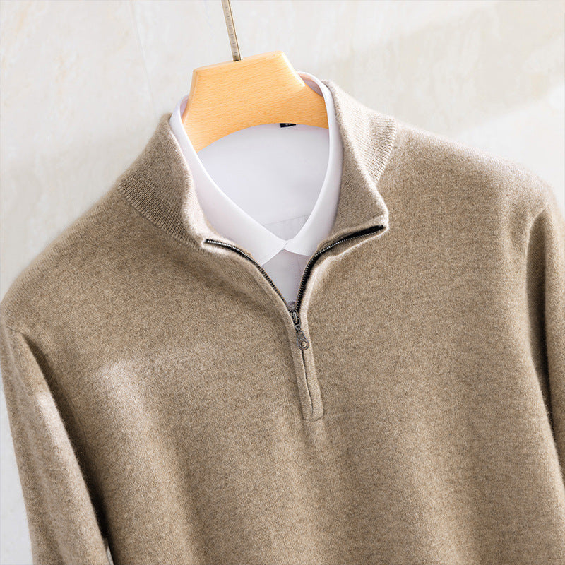 The Bellini Cashmere Quarter Zip
