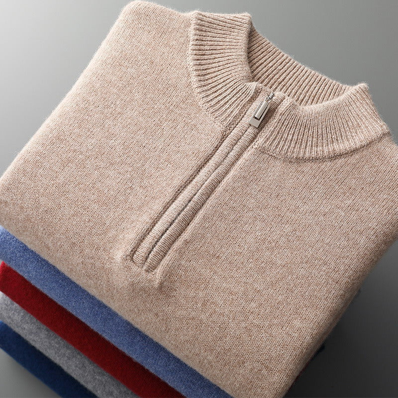 The Bellini Cashmere Quarter Zip