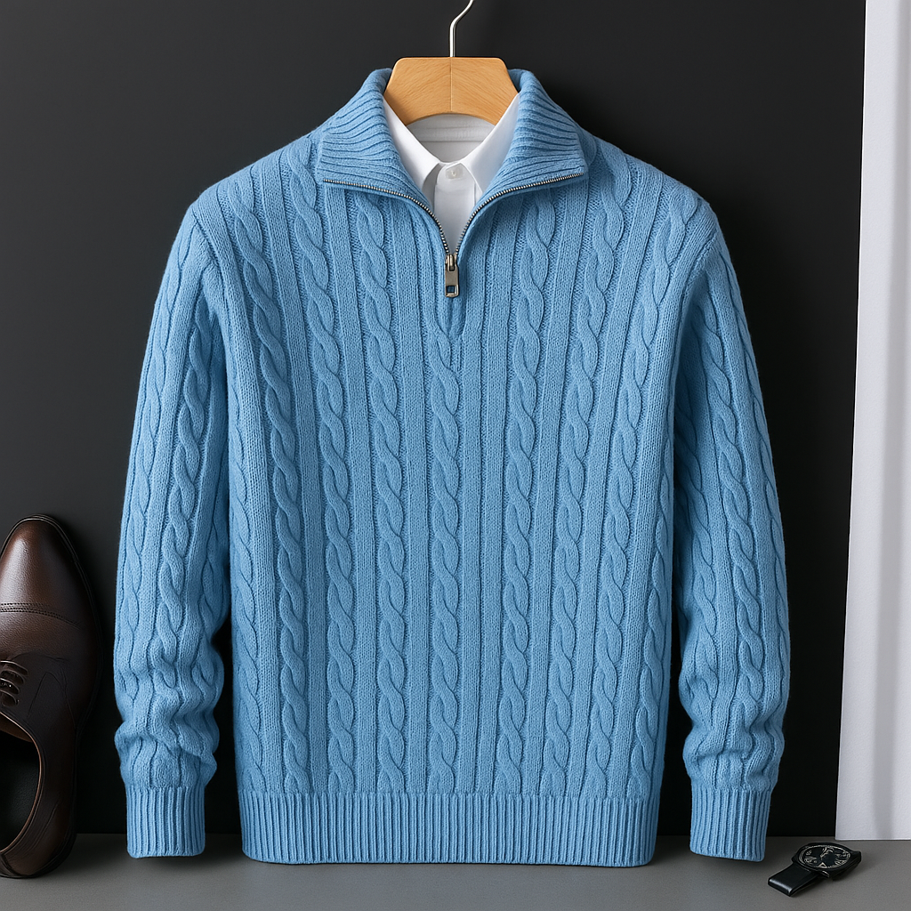 The Luciano Cable-Knit Sweater