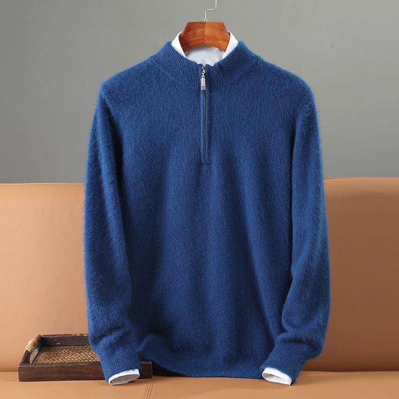 The Bellini Cashmere Quarter Zip