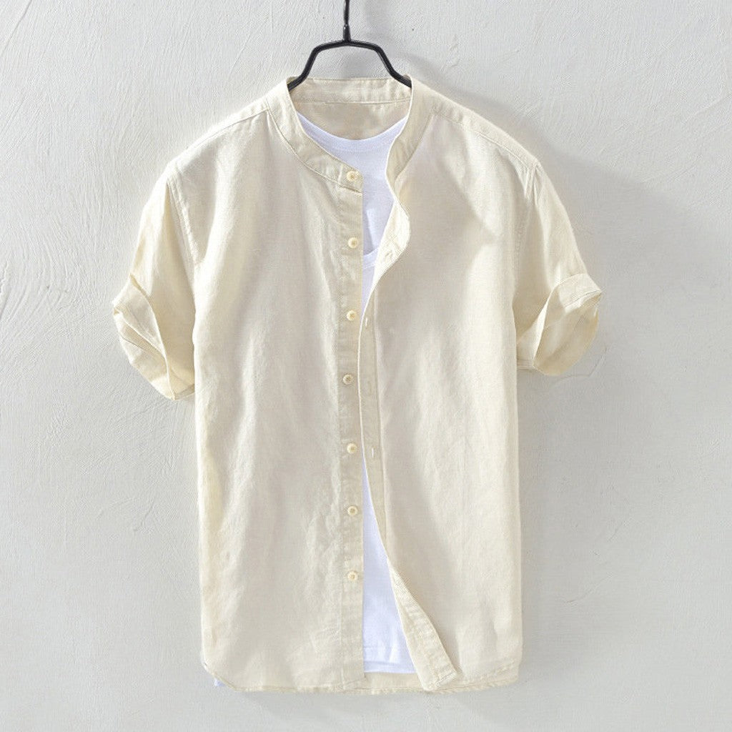 The Salvatore Short Sleeve Linen Shirt