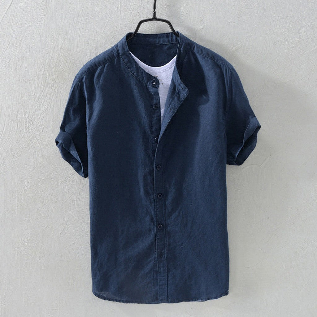 The Salvatore Short Sleeve Linen Shirt