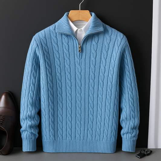 The Luciano Cable-Knit Sweater